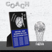 Personalisierte Basketball-Trainingsgeschenke, Bas Fotoplatte