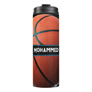 Personalisierte Basketball-Wasserflasche, individu Thermosbecher