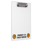 Personalisierte Basketball-Zwischenablage Klemmbrett (Rechts)