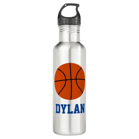 Personalisierte Basketballflasche Edelstahlflasche (Vorderseite)