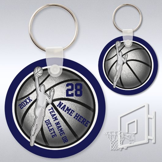 Personalisierte Basketballgeschenke für Jungen, Ma Schlüsselanhänger