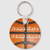 Personalisierte Basketballgeschenke für Jungen und Schlüsselanhänger (Vorderseite)