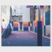 personalisierte Basketballgeschenke Geschenkpapier (Flach)