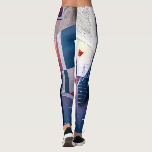 personalisierte Basketballgeschenke Leggings (Rückseite)