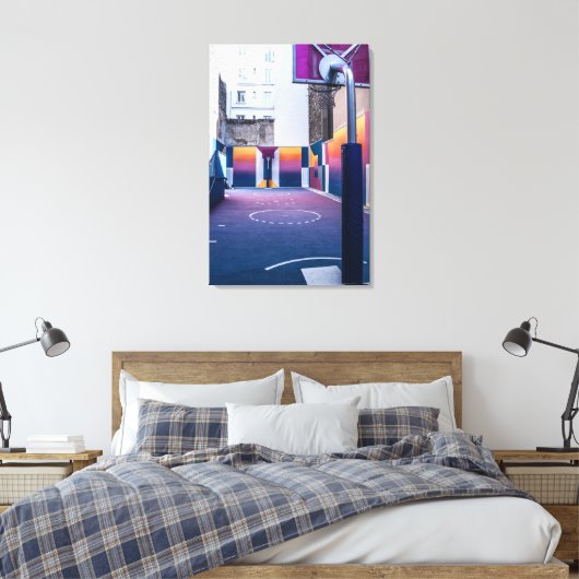 personalisierte Basketballgeschenke Leinwanddruck (Insitu (Schlafzimmer))
