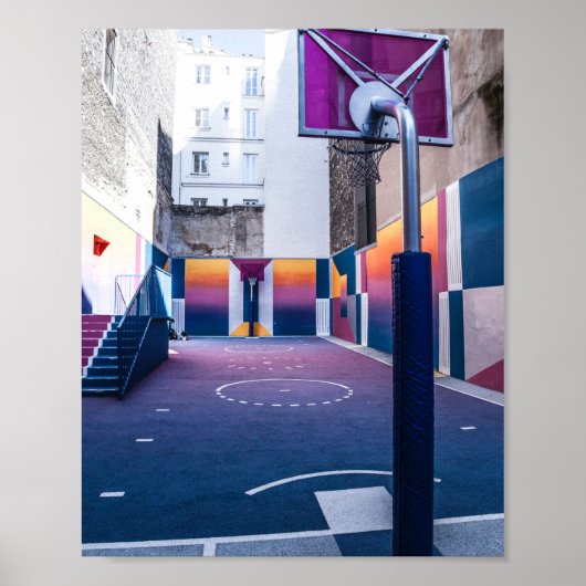 personalisierte Basketballgeschenke Poster (Vorne)