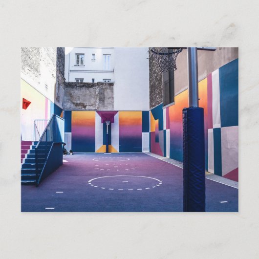 personalisierte Basketballgeschenke Postkarte (Vorderseite)