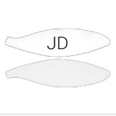 Personalisierte Basketballinitialen Mini Basketball (Panele)