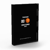 Personalisierte Basketballkollektion Fotoblock (Links)