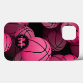 personalisierte Basketballmädchen Case-Mate iPhone Hülle (Rückseite (Horizontal))