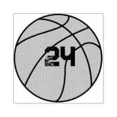 Personalisierte Basketballnummer Gummistempel (Prägung)