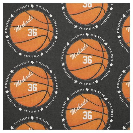 Personalisierte Basketballnummer Stoff (Muster)