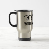Personalisierte Basketballreise-Tasse mit Zahl Reisebecher (Links)