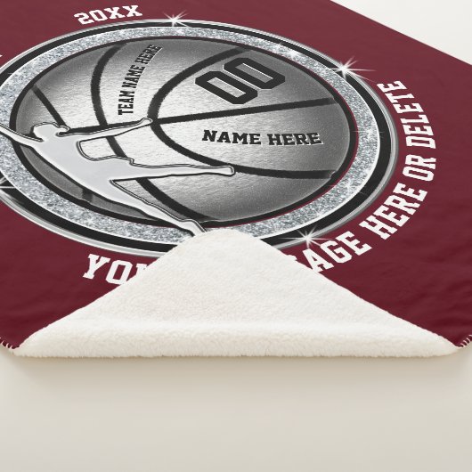 Personalisierte Basketballschuhe für Mädchen Sherpadecke (3/4)