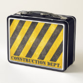 Personalisierte Bauabteilung Lunchbox (Rückseite)