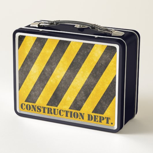 Personalisierte Bauabteilung Lunchbox (Rückseite)