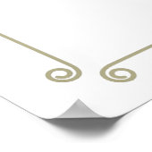 Personalisierte Bauer Market Baby Dusche Willkomme Poster (Ecke)