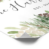 Personalisierte Bauernfamilie Poster (Ecke)