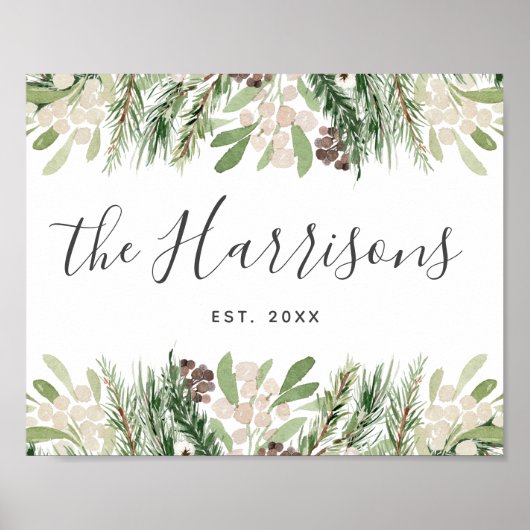 Personalisierte Bauernfamilie Poster (Vorne)