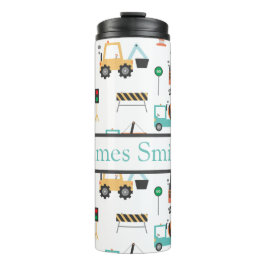 Personalisierte Baukinder trinken Tumbler Thermosbecher