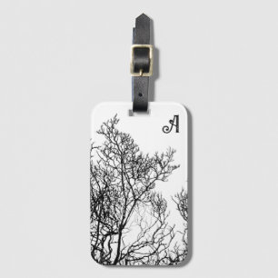 Personalisierte Baum-Silhouette Gepäckanhänger