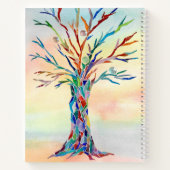 Personalisierte Baumskizze Notizblock (Rückseite)