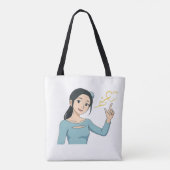 Personalisierte Baumwoll-Tasche – Benutzerdefinier Tasche (Rückseite)