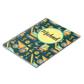 Personalisierte Baustellen-LKW Spiralblock Notizblock (Linke Seite)