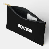 Personalisierte Baustellen-Lkw-Stiftemappe Zubehörtasche (Offen)