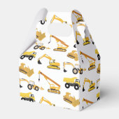 Personalisierte Bautransporter Gefälligkeitsbox Geschenkschachtel (Rückseite)