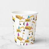 Personalisierte Bautransporter Party Geburtstag Pappbecher (Rechts)