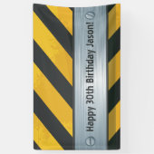 Personalisierte Bauweise Geburtsbanner Banner (Vertikal)