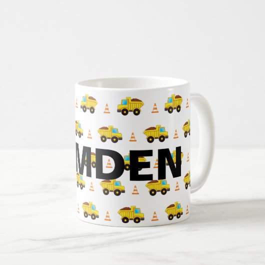 Personalisierte Bauweise Kaffeetasse (VorderseiteRechts)