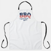 Personalisierte BBQ-Legende seit Vaterlandsliebe  Schürze (Vorderseite)