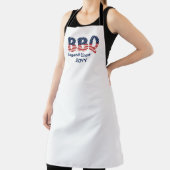 Personalisierte BBQ-Legende seit Vaterlandsliebe  Schürze (InSitu)
