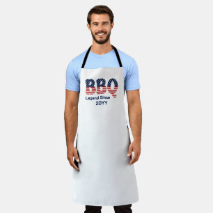 Personalisierte BBQ-Legende seit Vaterlandsliebe  Schürze