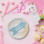 Personalisierte Beach Arrow Hochzeiten Teller (Party)