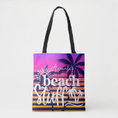 Personalisierte "Beach-Sounds" Tasche (Vorderseite)