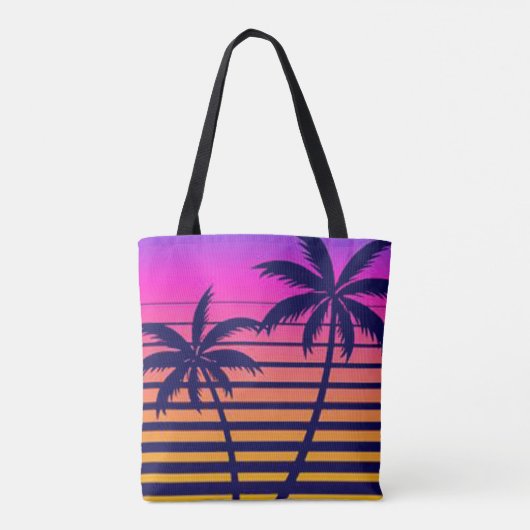 Personalisierte "Beach-Sounds" Tasche (Rückseite)