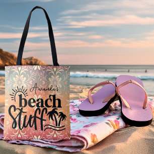 Personalisierte "Beach-Sounds" Tasche