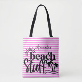 Personalisierte "Beach-Sounds" Tasche (Vorderseite)