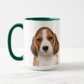 Personalisierte Beagle-Umarmung Tasse (Links)