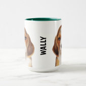 Personalisierte Beagle-Umarmung Tasse (Zentrum)