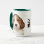 Personalisierte Beagle-Umarmung Tasse (Vorderseite Links)