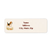 Personalisierte Beagle-Wildblume  (Vorne)