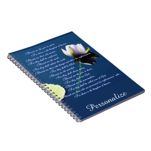 Personalisierte Beatitudes Notizblock (Rechte Seite)