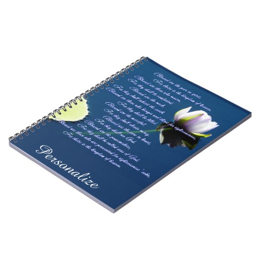 Personalisierte Beatitudes Notizblock (Linke Seite)