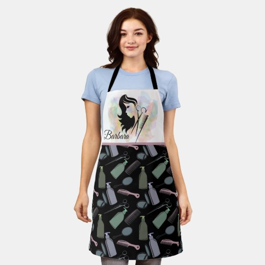 Personalisierte Beautizianer Schürze (Getragen)