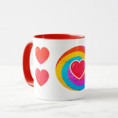 Personalisierte bedruckte Kaffeetassen (Vorderseite Links)