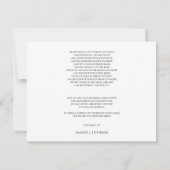 Personalisierte Beerdigung - Dankeschön-Karte Dankeskarte (Rückseite)